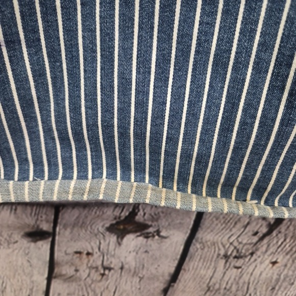 Judy Blue Jeans Womens 5/27 Railroad Striped Super Flare Stretch Denim - Picture 5 of 16